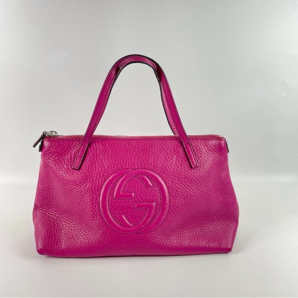 Gucci Leather hand Bag 10x5x7 inches - Picture 8 of 16